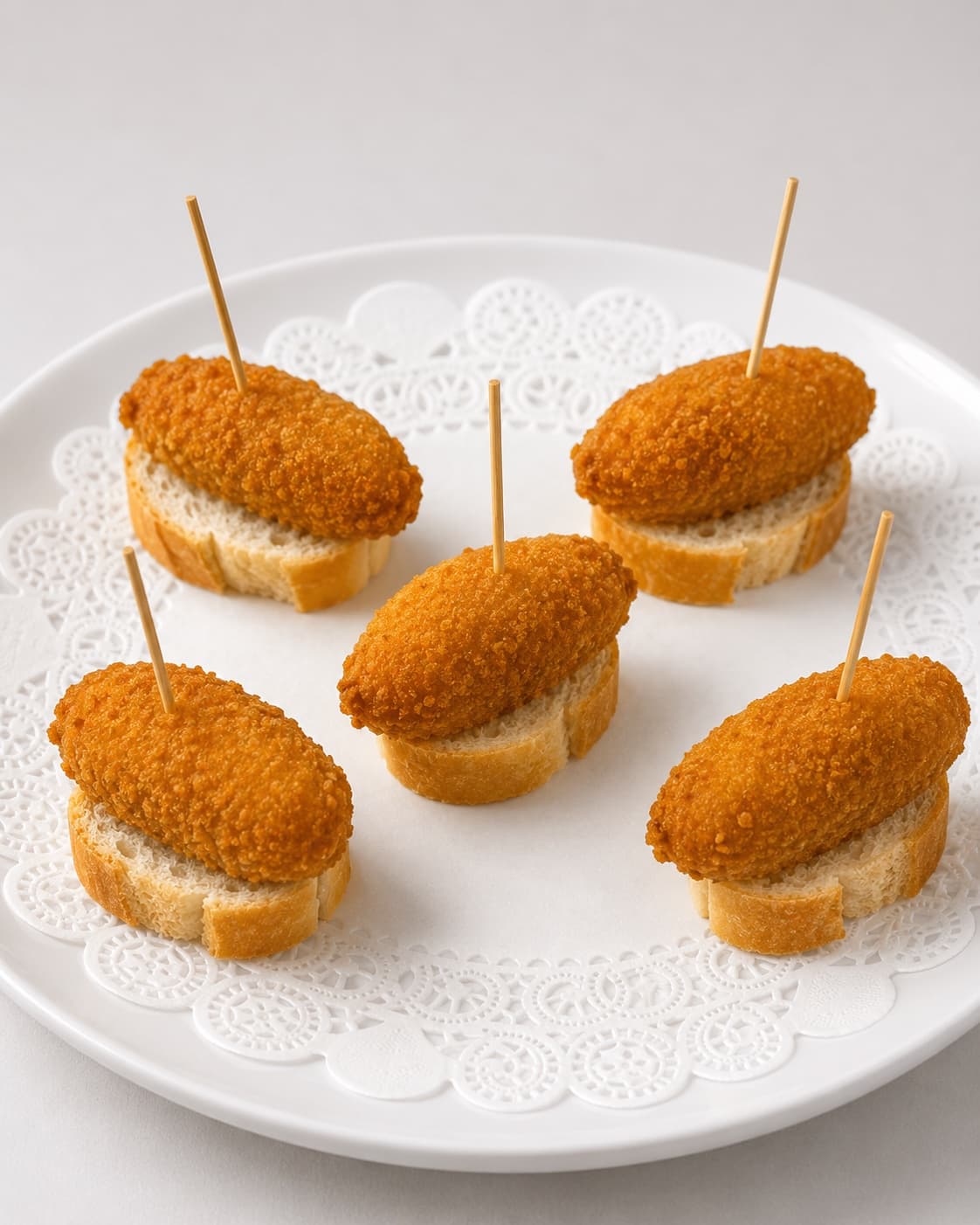 Croqueta de pollo asado