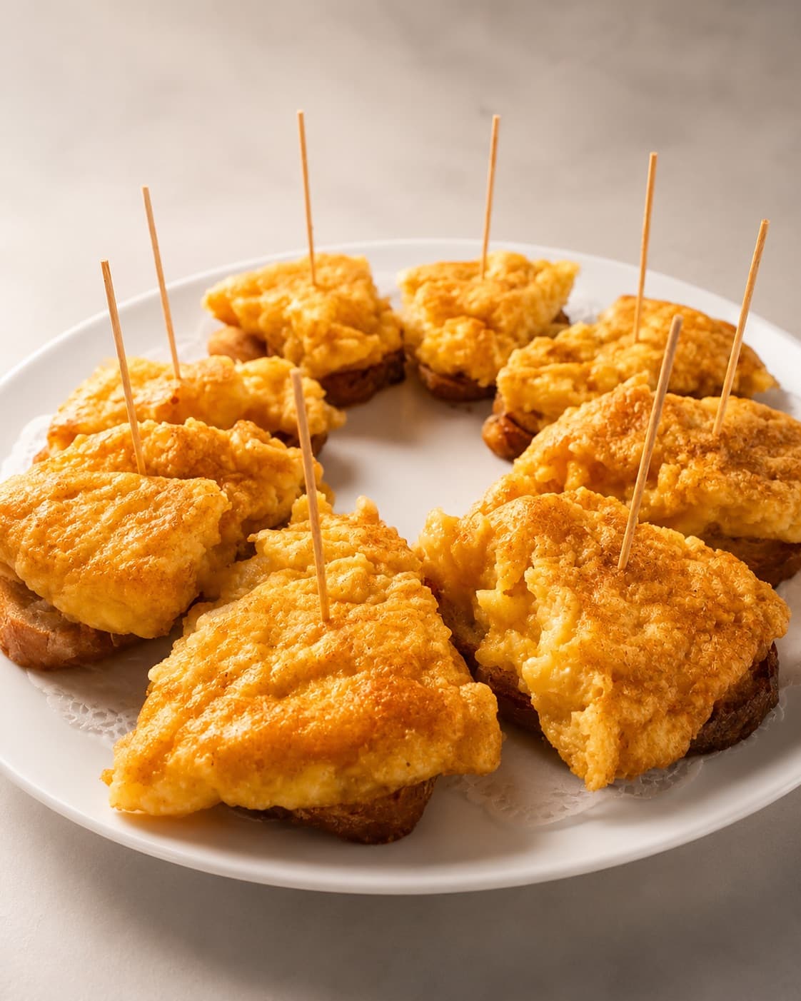 Tortilla de patata sin cebolla
